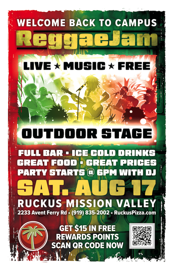 Welcome back to campus Reggae Jam Concert